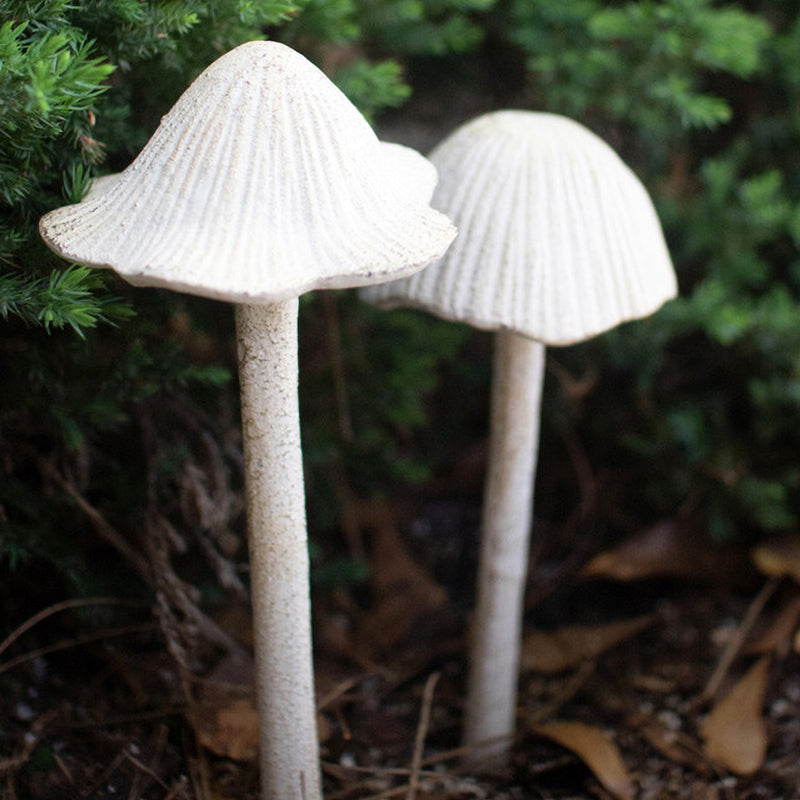 Mushroom Yard Stake Set of 2