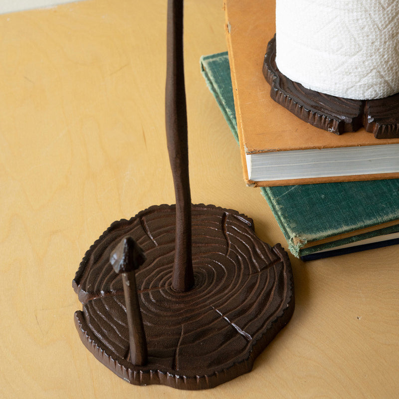 Mushroom Cast Iron Paper Towel Holder