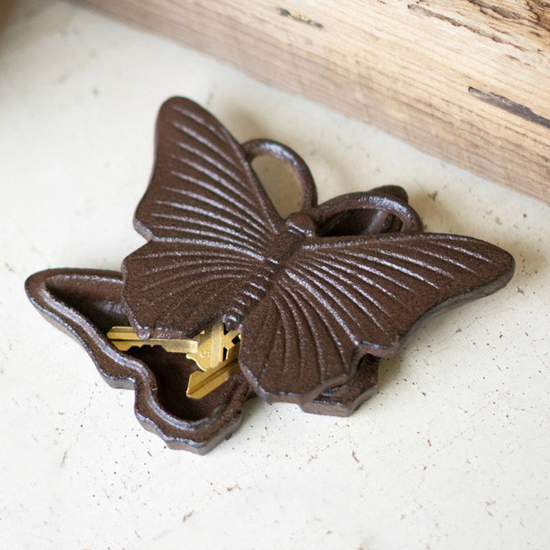 Butterfly Cast Iron Hide-A-Key