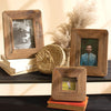 Recycled Wood Photo Frame Set of 3