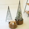 Metal Tree Storage Basket Set of 2