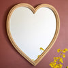 Heart Wood Framed Mirror