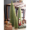 Bottle Brush Christmas Tree Tabletop Accent Set of 3