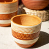 Terracotta Painted Planter Set of 3