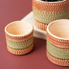 Terracotta Painted Planter Set of 3