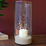 Christmas Tree Embossed Candle Holder