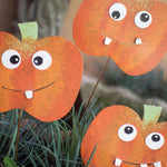 Jack-O-Lantern Yard Stake Set of 3