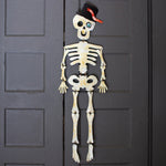 Skeleton Painted Door Art