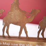 Wise Men Rustic Metal Sculpture