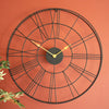 Painted Metal Large Wall Clock