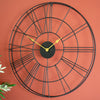 Painted Metal Large Wall Clock