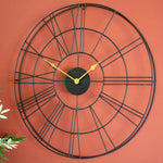 Painted Metal Large Wall Clock