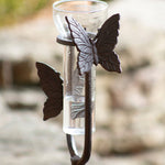 Cast Iron Butterfly Rain Gauge