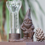 Cast Iron Garden Gnome Rain Gauge