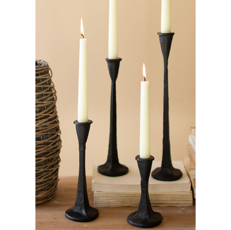 Cast Iron Candle Holder Set of 4