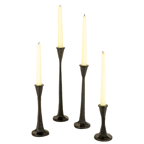 Cast Iron Candle Holder Set of 4