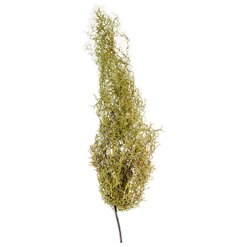 Gray Moss Faux Plant Stem Set of 6