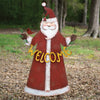 Welcome Santa Yard Art