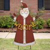 Welcome Santa Yard Art