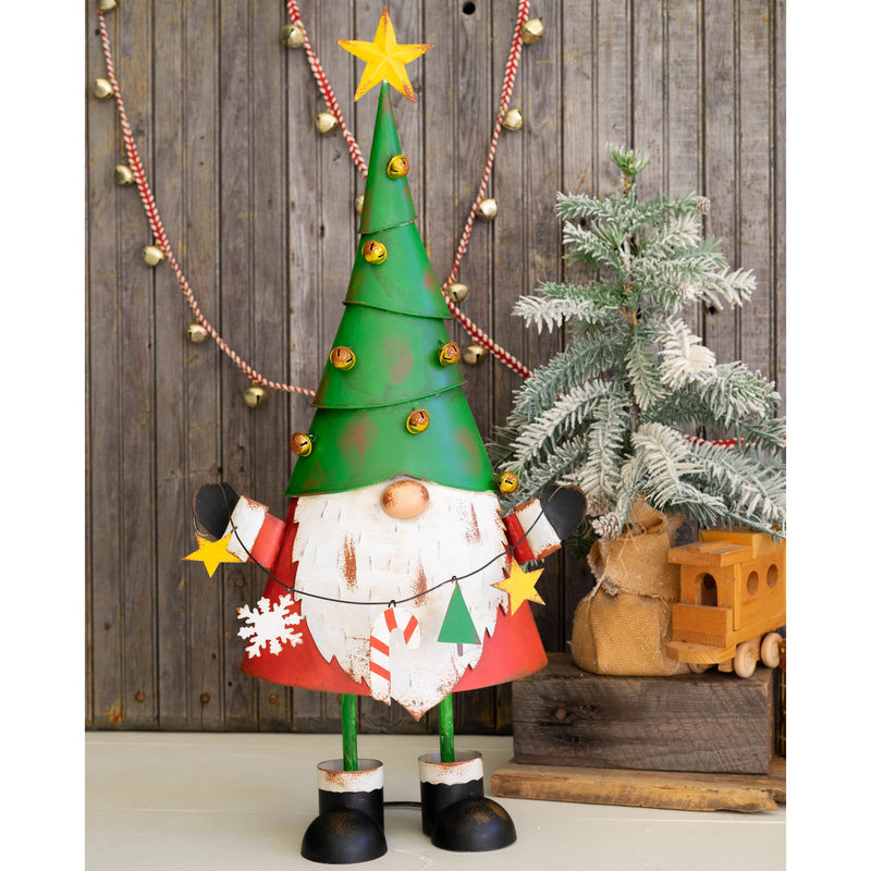 Christmas Gnome Metal Art