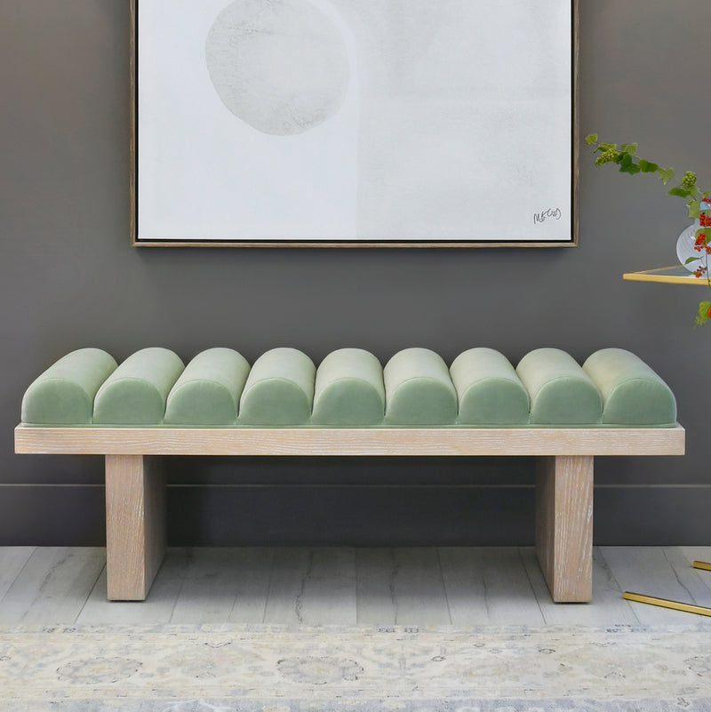 Worlds Away Caspian Bench