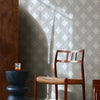 Mitchell Black Lattice Weave Wallpaper