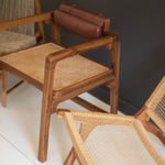 Bent Teak Arm Chair