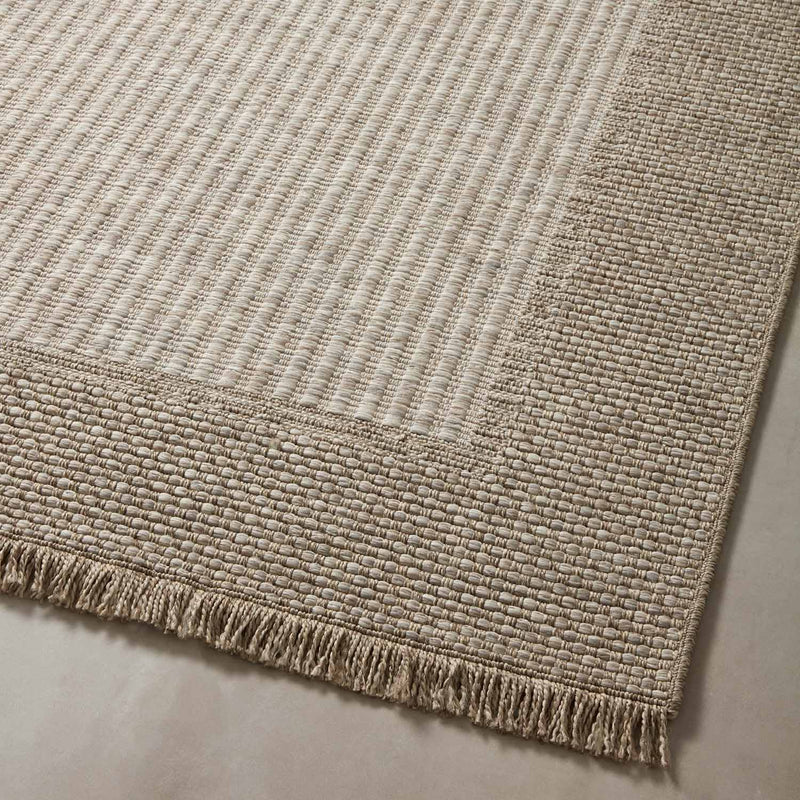 Loloi II Dawn Natural Border Indoor/Outdoor Rug