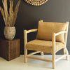 Antionette Teak Framed Cushion Arm Chair