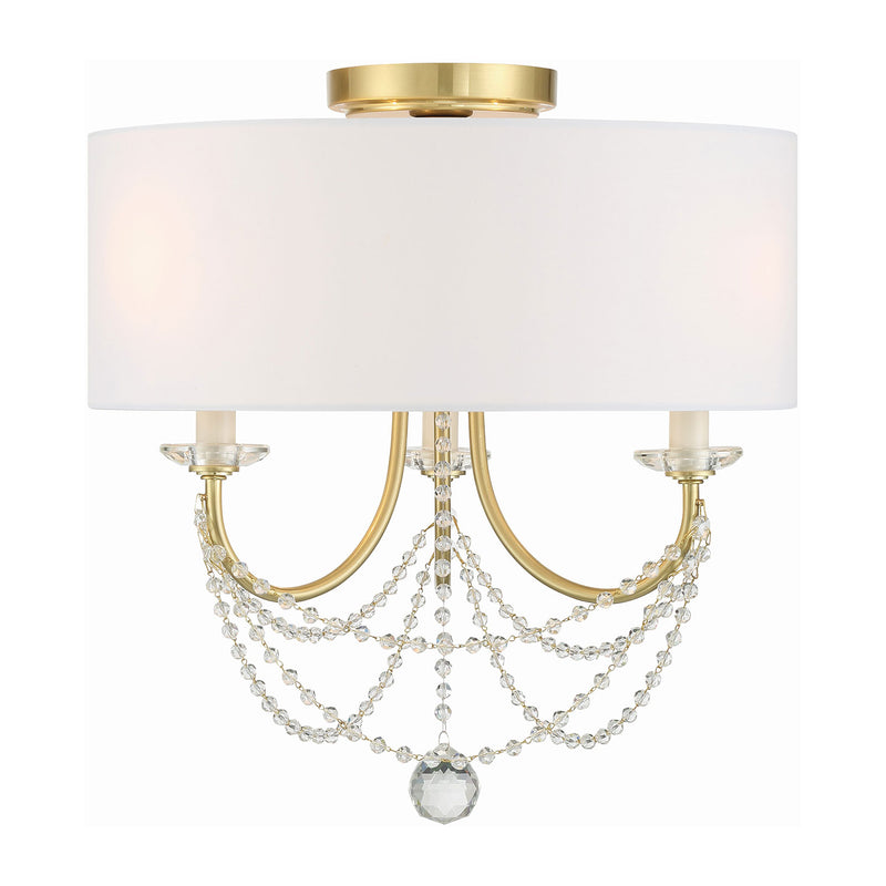 Crystorama Delilah Semi Flush Ceiling Mount