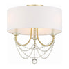 Crystorama Delilah Semi Flush Ceiling Mount