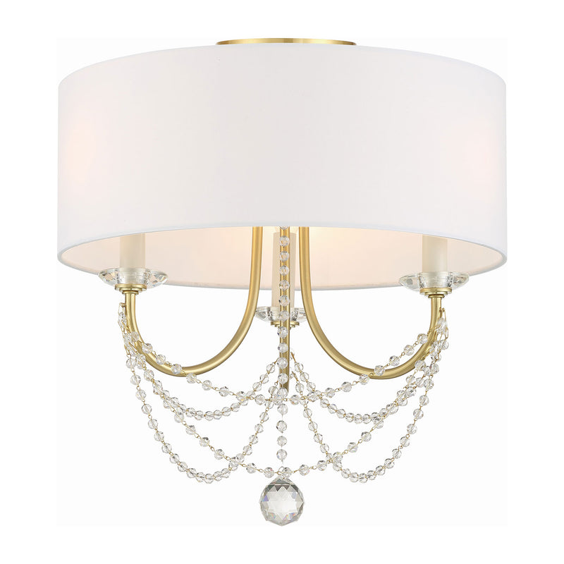 Crystorama Delilah Semi Flush Ceiling Mount