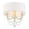 Crystorama Delilah Semi Flush Ceiling Mount