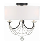 Crystorama Delilah Semi Flush Ceiling Mount