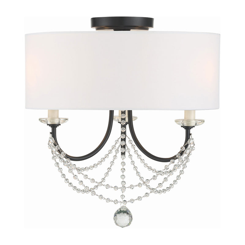 Crystorama Delilah Semi Flush Ceiling Mount