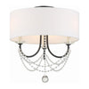 Crystorama Delilah Semi Flush Ceiling Mount