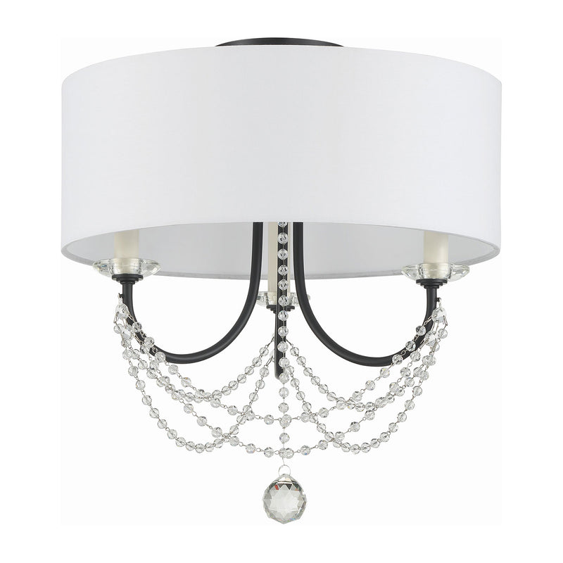 Crystorama Delilah Semi Flush Ceiling Mount