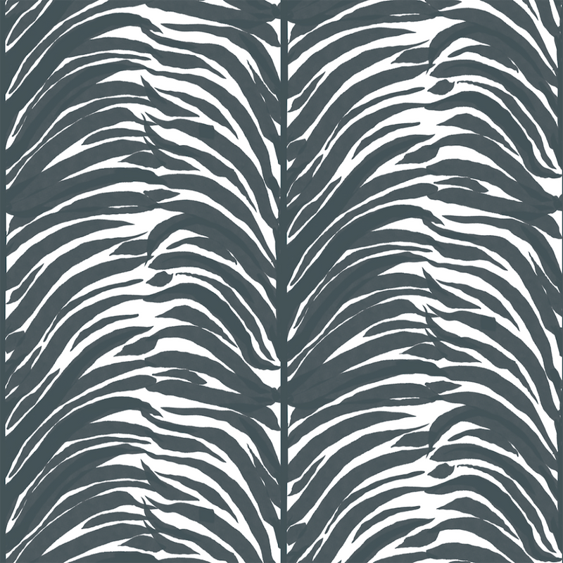 Mitchell Black Deco Fern Wallpaper