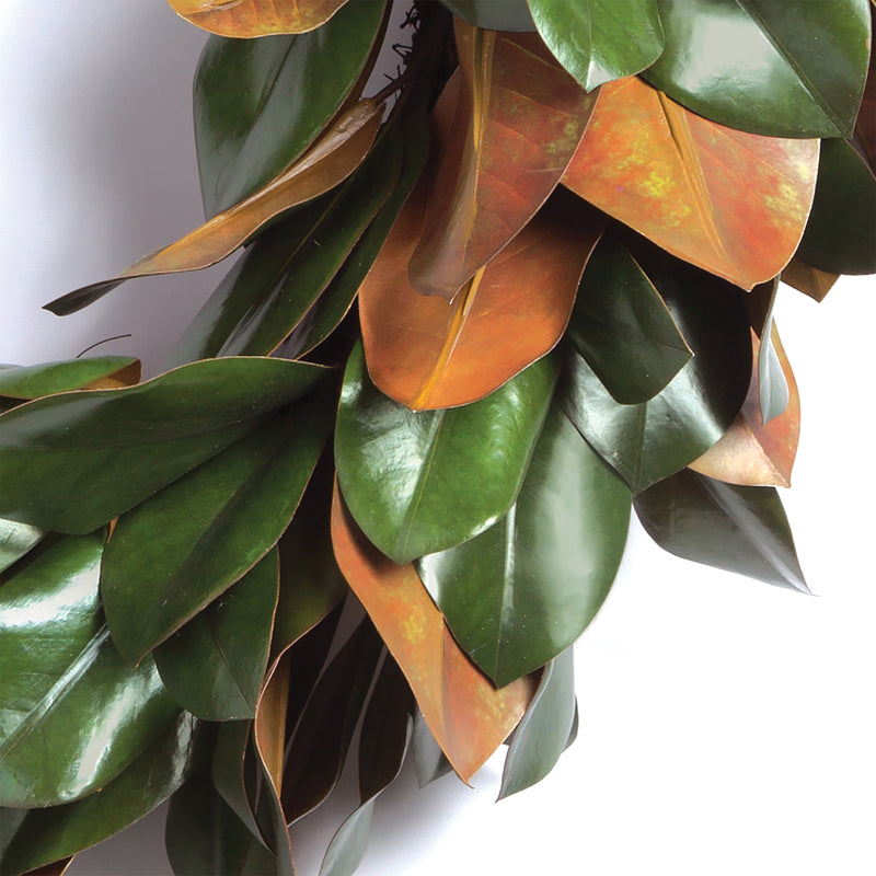 Grand Magnolia Leaf Wreath