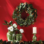 Grand Magnolia Leaf Wreath