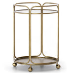 Union Home Radius Round Bar Cart