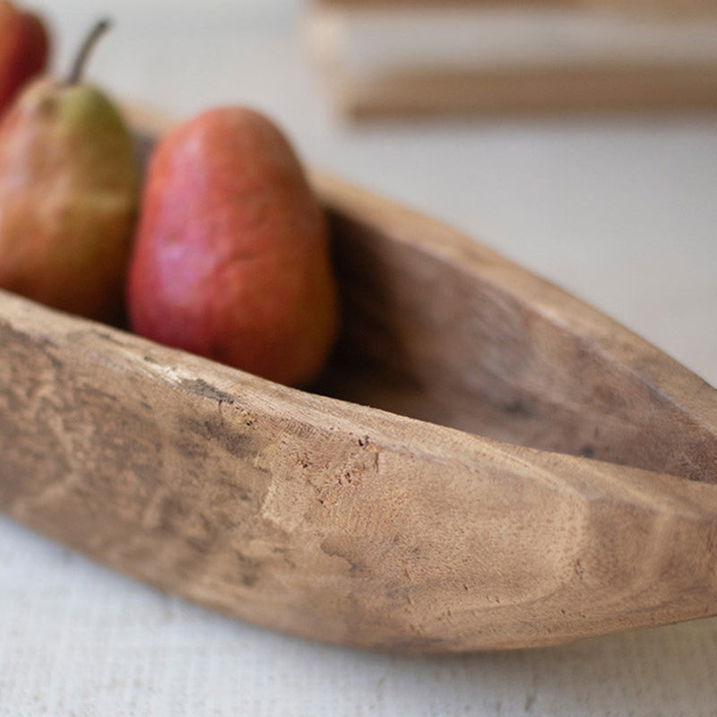 Teak Recycled Wood Vessel