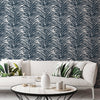 Mitchell Black Deco Fern Wallpaper