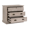 Eden 3-Drawer Nightstand