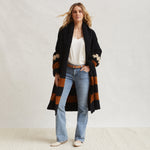 Kashwere Aztec Shawl Collar Coat