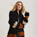 Kashwere Aztec Shawl Collar Coat