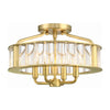 Libby Langdon for Crystorama Farris Semi Flush Ceiling Mount