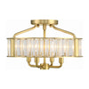 Libby Langdon for Crystorama Farris Semi Flush Ceiling Mount