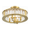 Libby Langdon for Crystorama Farris Semi Flush Ceiling Mount