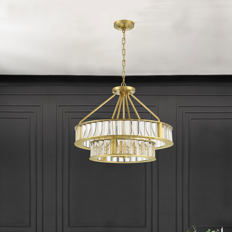 Libby Langdon for Crystorama Farris Chandelier